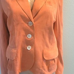 Ann Taylor Suede blazer